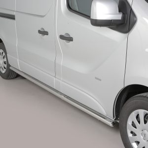 Protection bas de caisse tube inox noir mat - OPEL - VIVARO 07/2014-07/2019 - L3