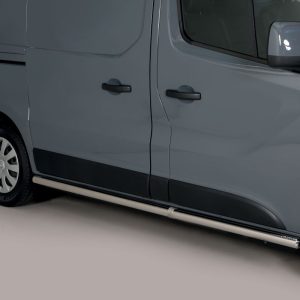 Protection bas de caisse tube inox chromé - RENAULT - TRAFIC 08/2014-04/2019 - L1