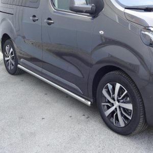 Protection bas de caisse tube inox noir mat - TOYOTA - PROACE 08/2016-12/2023 - L1