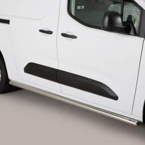Protection bas de caisse tube inox noir mat - OPEL - COMBO 07/2024-12/2027 - L1