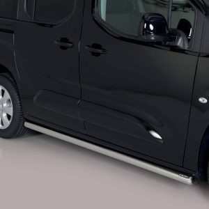 Protection bas de caisse tube inox noir mat - OPEL - COMBO 07/2024-12/2027 - L1