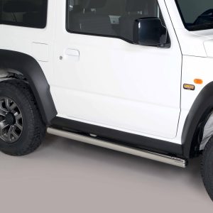 Protection bas de caisse tube inox chromé - SUZUKI - JIMNY 01/2020-12/2024 - 3 portes