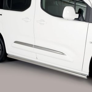 Protection bas de caisse tube inox noir mat - TOYOTA - PROACE CITY VERSO 06/2024-12/2027 - L1