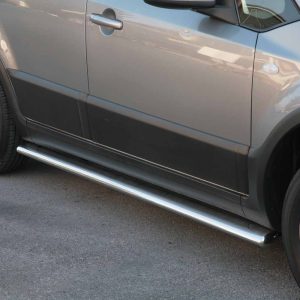 Protection bas de caisse tube inox chromé - FIAT - Sedici 03/2009-09/2014 - 5 portes