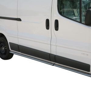 Protection bas de caisse tube inox chromé - RENAULT - TRAFIC 10/2006-07/2014 - L1H1