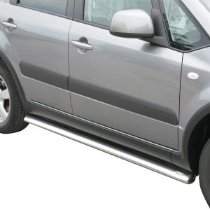 Protection bas de caisse tube inox chromé - SUZUKI - SX4 12/2009-12/2014 - 5 portes